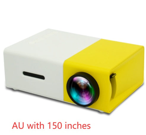 Portable Projector 3D Hd Led Home Theater Cinema HDMI-compatible Usb Audio Projector Yg300 Mini Projector - JUCE