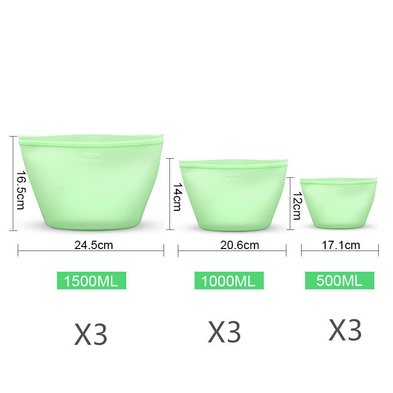 Silicone Food Storage Fresh-keeping Bag - JUCE