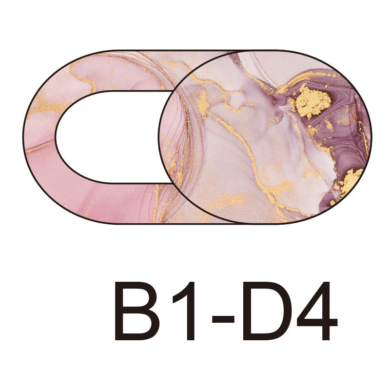 Mobile Phone Tablet Universal Marble Lens Privacy Cover - JUCE