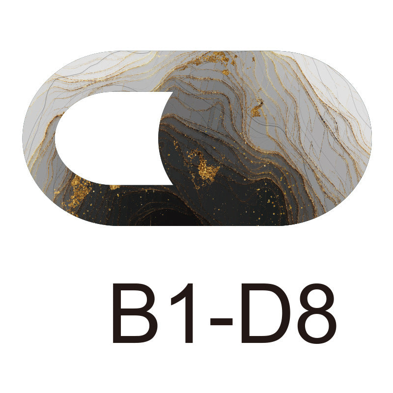 Mobile Phone Tablet Universal Marble Lens Privacy Cover - JUCE