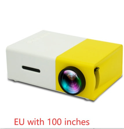 Portable Projector 3D Hd Led Home Theater Cinema HDMI-compatible Usb Audio Projector Yg300 Mini Projector - JUCE