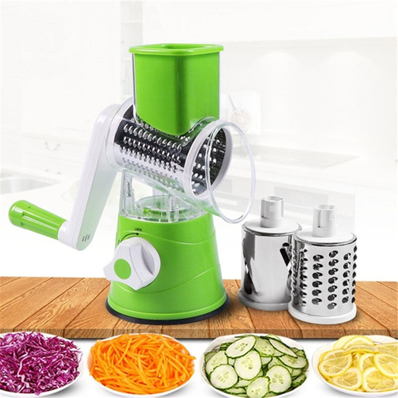 Kitchen Roller Vegetable Slicer Vertical Vegetable Cutter Rotary Grater Slicer For Fruit Vegetables And Nuts - JUCE