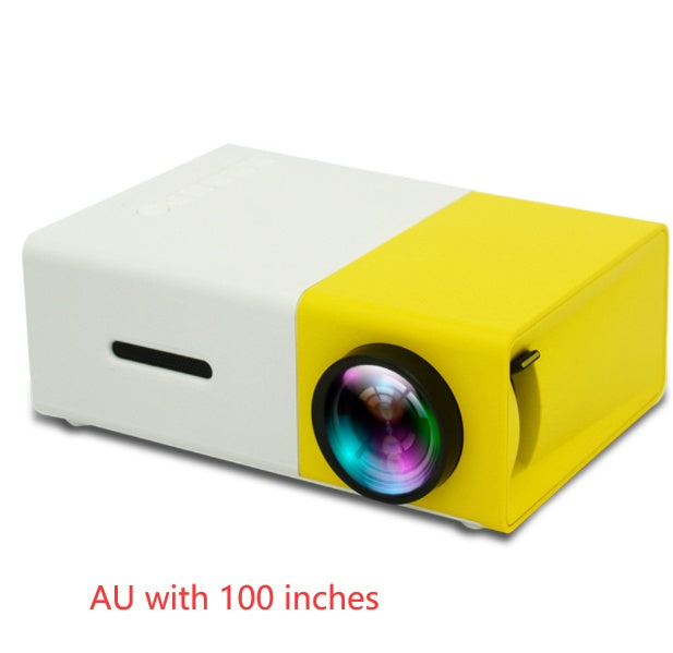 Portable Projector 3D Hd Led Home Theater Cinema HDMI-compatible Usb Audio Projector Yg300 Mini Projector - JUCE