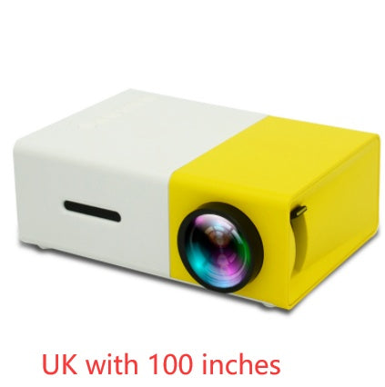 Portable Projector 3D Hd Led Home Theater Cinema HDMI-compatible Usb Audio Projector Yg300 Mini Projector - JUCE