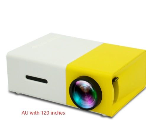 Portable Projector 3D Hd Led Home Theater Cinema HDMI-compatible Usb Audio Projector Yg300 Mini Projector - JUCE