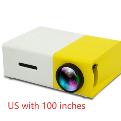 Portable Projector 3D Hd Led Home Theater Cinema HDMI-compatible Usb Audio Projector Yg300 Mini Projector - JUCE