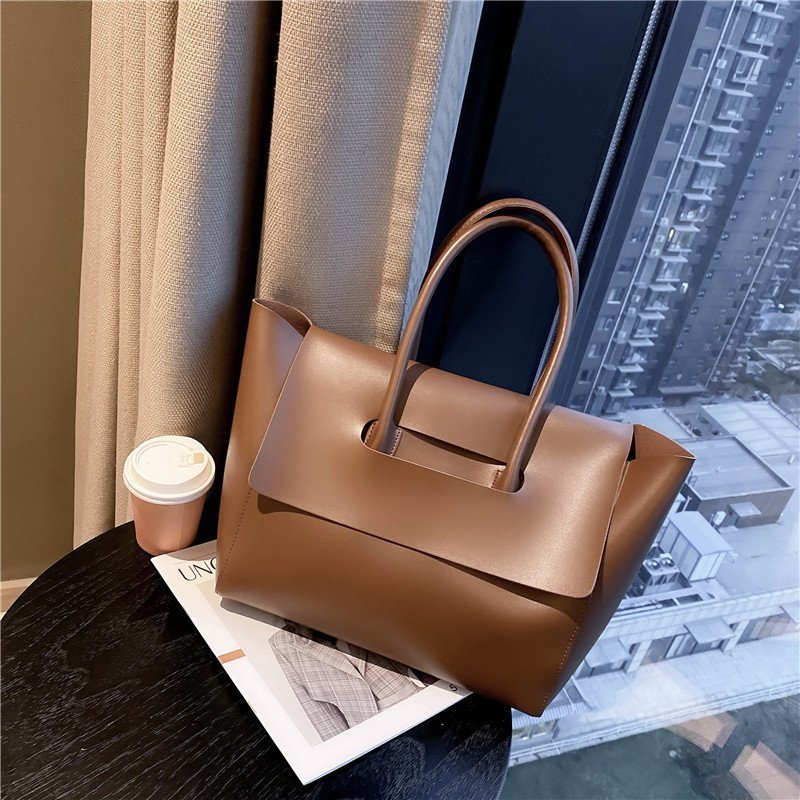 Fashion Women Shoulder Bags Large Capacity Handbags Simple Retro Tote Bags Solid Color Famous Brand High Quality Bags;{BUY THIS BAG AND GET AN 18K GOLD EARRING WORTH £30 FREE FREE FREE}