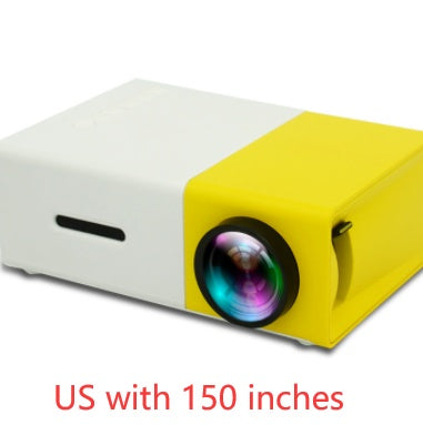 Portable Projector 3D Hd Led Home Theater Cinema HDMI-compatible Usb Audio Projector Yg300 Mini Projector - JUCE