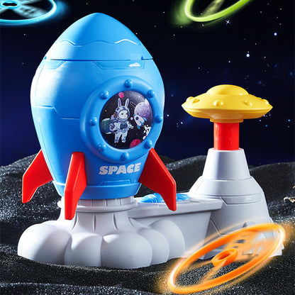 Rocket Foot Flying Saucer Toy Indoor Outdoor Catapult - JUCE