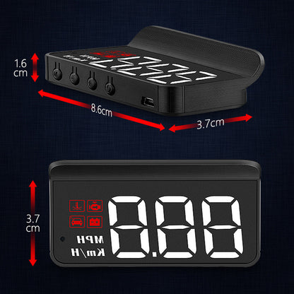 M3 Car OBD2 GPS Head-Up Display Car HUD Projector Display - JUCE