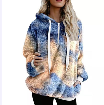 Reversible Tie-dye Hooded Sweatshirt - JUCE