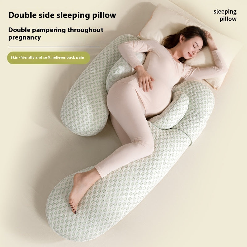 Pregnant Women's Pillow Waist Support Side Sleeping Belly Support U-shaped Pillow - JUCE