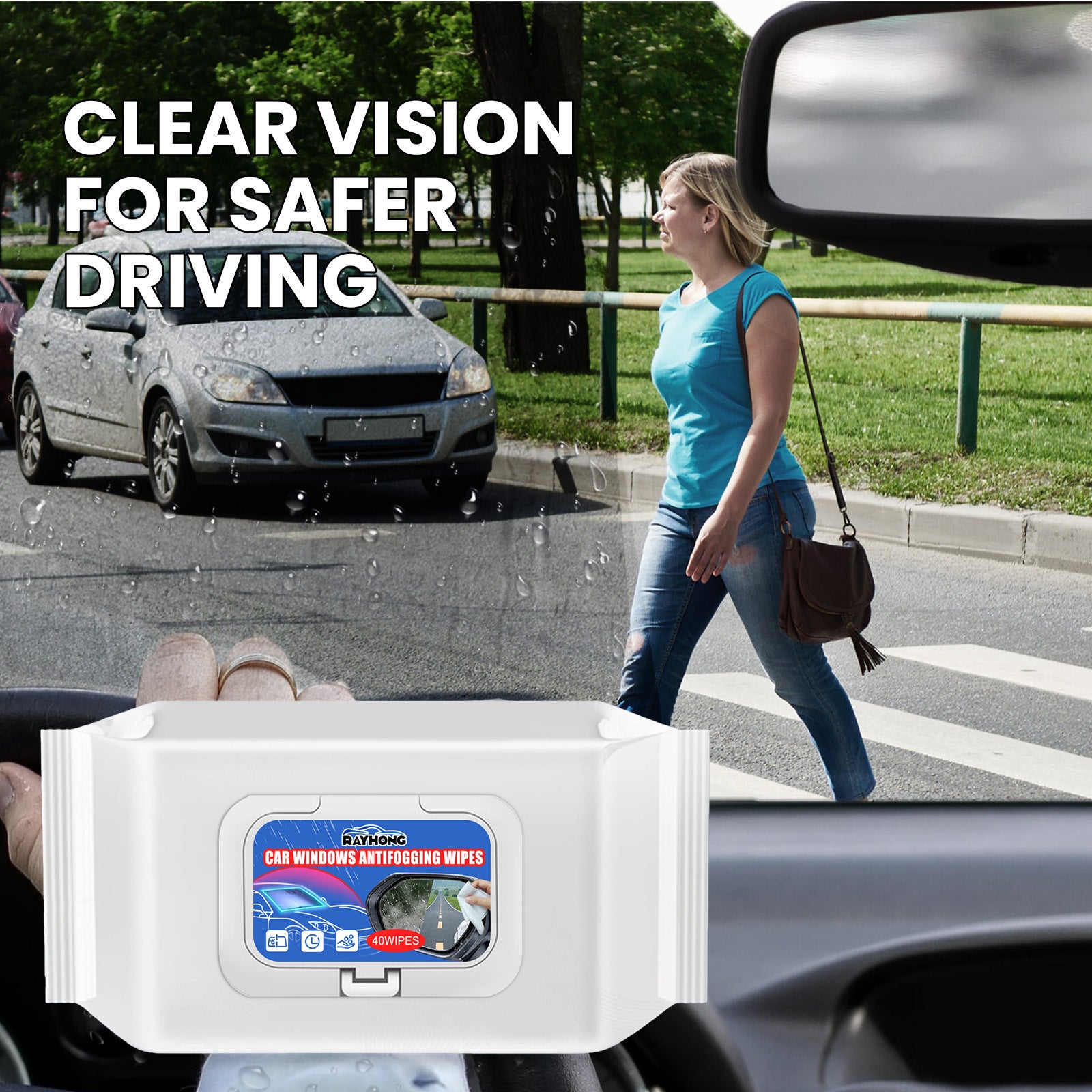 Car Anti-fog Rainproof Wipes - JUCE
