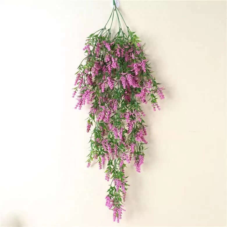 Simulation Wall Hanging Fake Flower Plastic Flowers Living Room Bunch Of Decorative Plants - JUCE