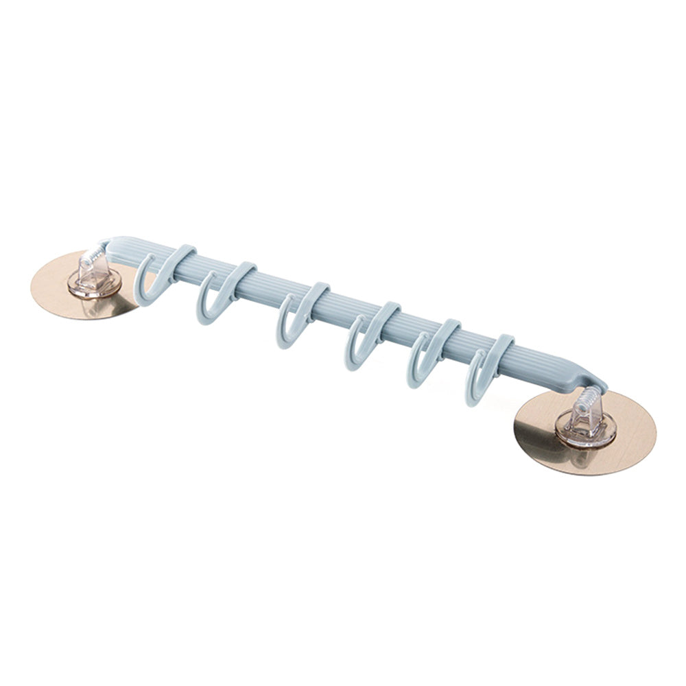 Hooks Strong Adhesive Hook Kitchen Wall Hanging Creative Bathroom Nail-free Seamless Rack Hanger Hook Shelves - JUCE
