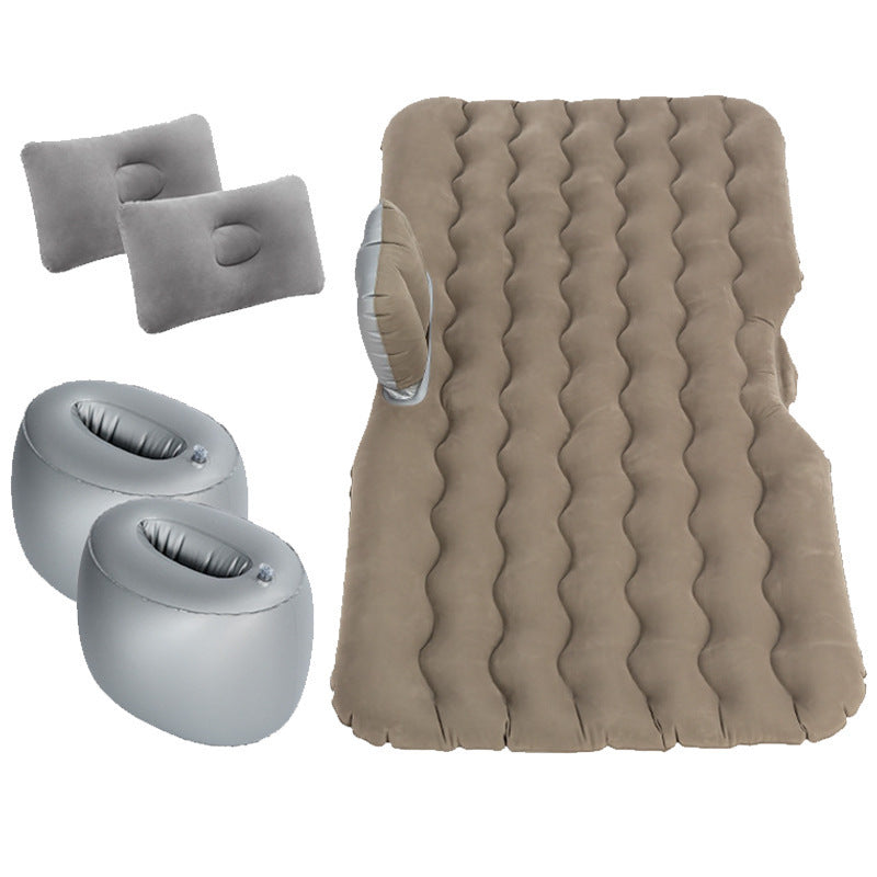 Inflatable Mattress Camping Car Air Mattress Car Travel Mattress Outdoor Car Pillow Bed - JUCE