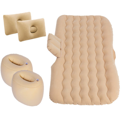 Inflatable Mattress Camping Car Air Mattress Car Travel Mattress Outdoor Car Pillow Bed - JUCE