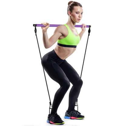 Pilates Bar, Yoga Bar, Fitness Body, Yoga, Slimming, Pilates Bar, Tension Bar, Multifunctional Abdomen And Chest Expander - JUCE