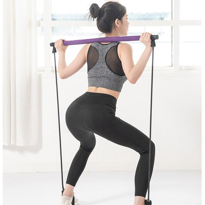 Pilates Bar, Yoga Bar, Fitness Body, Yoga, Slimming, Pilates Bar, Tension Bar, Multifunctional Abdomen And Chest Expander - JUCE