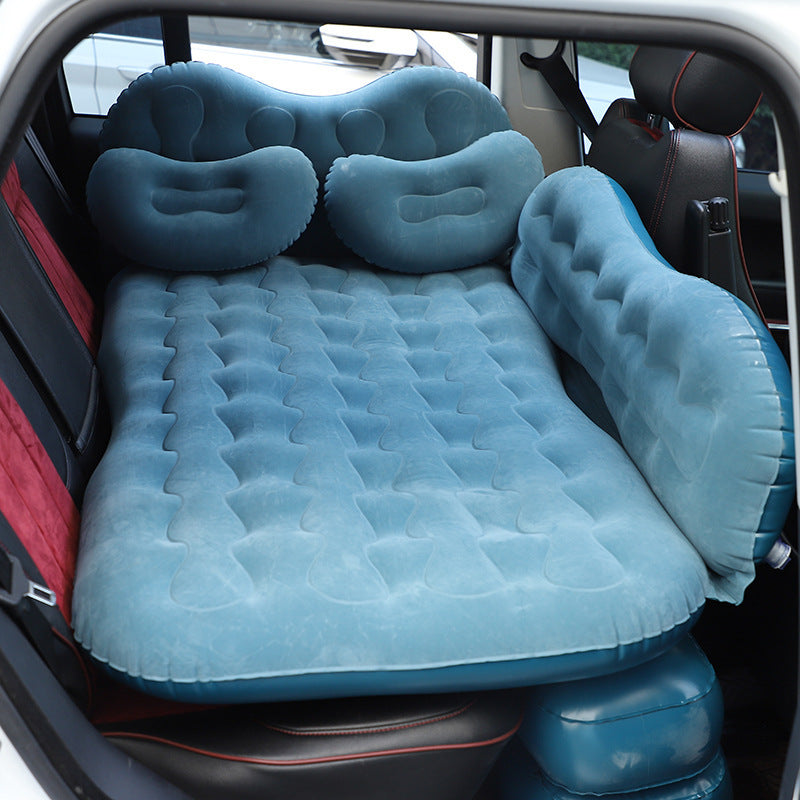 Inflatable Mattress Camping Car Air Mattress Car Travel Mattress Outdoor Car Pillow Bed - JUCE