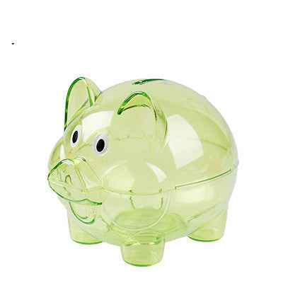 Piggy Cartoon Girl Piggy Bank Transparent Piggy Bank - JUCE