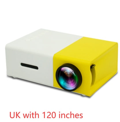 Portable Projector 3D Hd Led Home Theater Cinema HDMI-compatible Usb Audio Projector Yg300 Mini Projector - JUCE