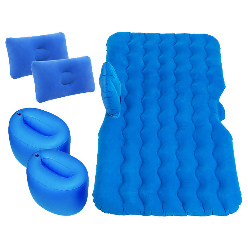Inflatable Mattress Camping Car Air Mattress Car Travel Mattress Outdoor Car Pillow Bed - JUCE