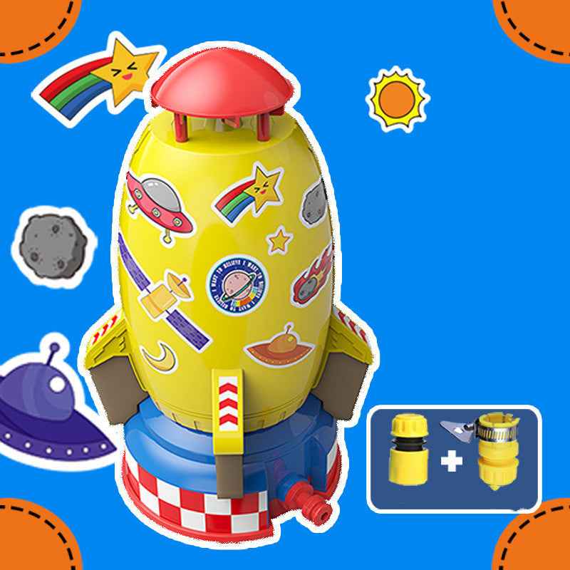 Rocket Launcher Toys Outdoor Rocket Water Pressure Lift Sprinkler Toy Fun Interaction In Garden Lawn Water Spray Toys For Kids Summer Gadgets - JUCE