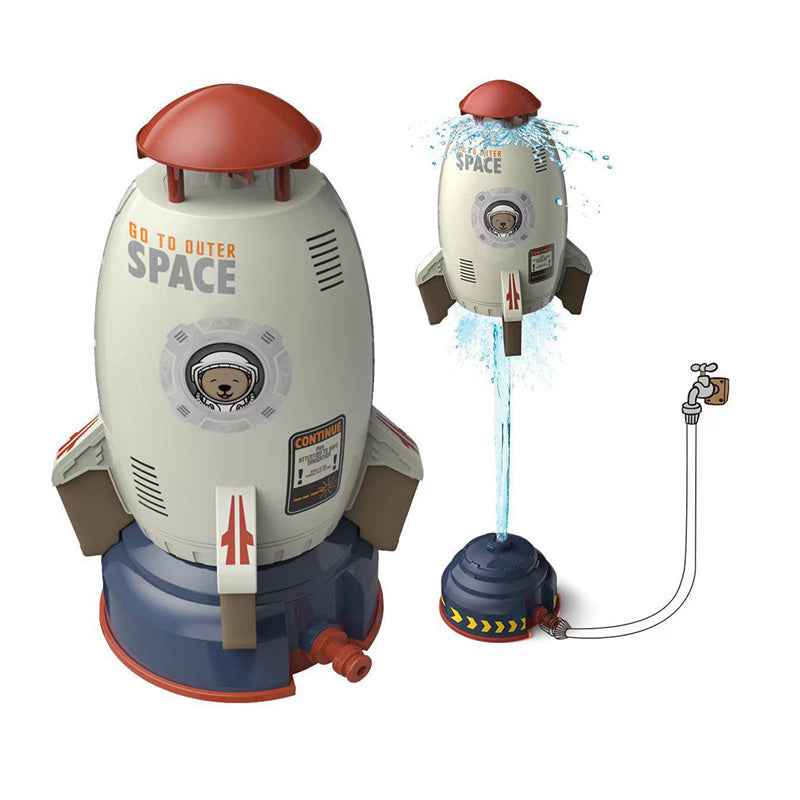 Rocket Launcher Toys Outdoor Rocket Water Pressure Lift Sprinkler Toy Fun Interaction In Garden Lawn Water Spray Toys For Kids Summer Gadgets - JUCE