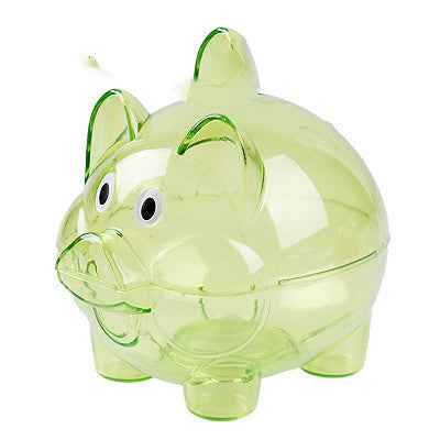 Piggy Cartoon Girl Piggy Bank Transparent Piggy Bank - JUCE