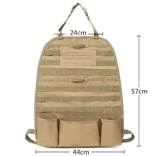 Multi-function Tactical Universal Car Back Seat Organizer Cover Bag - JUCE