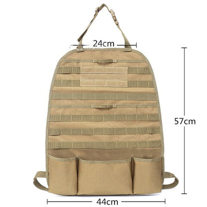 Multi-function Tactical Universal Car Back Seat Organizer Cover Bag - JUCE