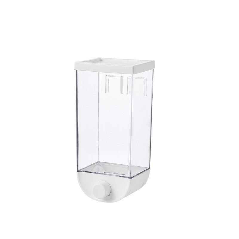 Kitchen Food Storage Easy Press Container Cereal Dispenser Wall Mounted Food Storage Box - JUCE