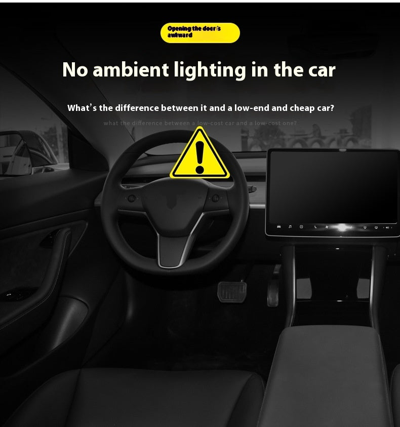 Car Atmosphere Light Car Interior Retrofitting Wireless Magnetic Led Atmosphere Light - JUCE