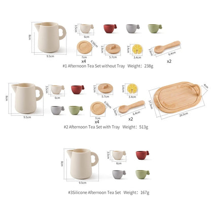 Wooden Simulation Play House Afternoon Tea Toy - JUCE