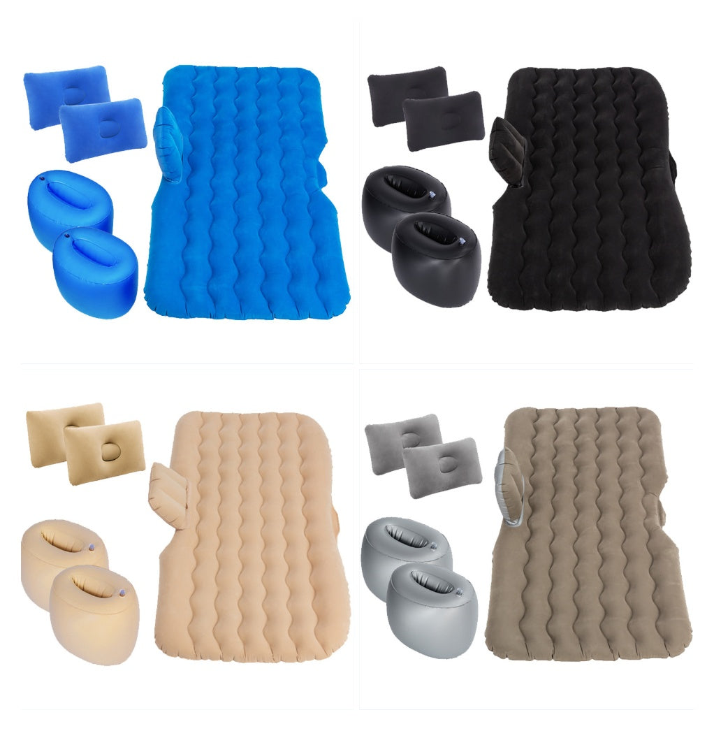 Inflatable Mattress Camping Car Air Mattress Car Travel Mattress Outdoor Car Pillow Bed - JUCE