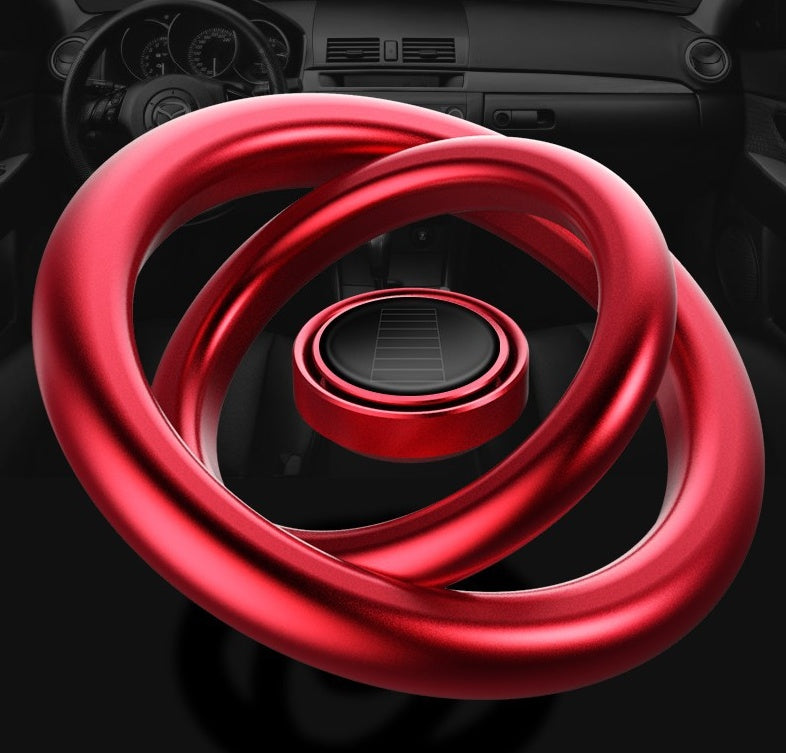 Solar Auto Rotation Car Air Freshener Perfume Seat - JUCE
