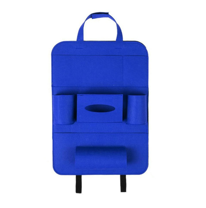 Auto Car Backseat Organizer Car-Styling Holder Multi-Pocket Seat Wool Felt Storage Multifunction Vehicle Accessories Bag - JUCE