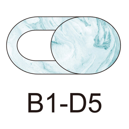 Mobile Phone Tablet Universal Marble Lens Privacy Cover - JUCE