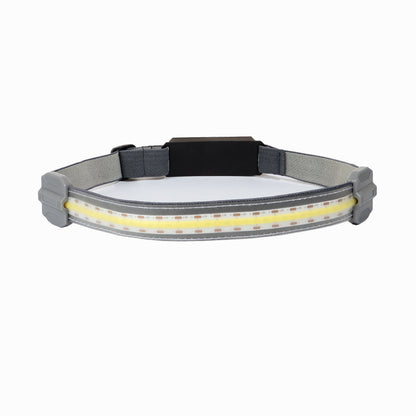 COB Headlight Red Light Warning Portable Headlight USB Rechargeable Headlight Flashlight 3 Lighting Modes Working Light - JUCE