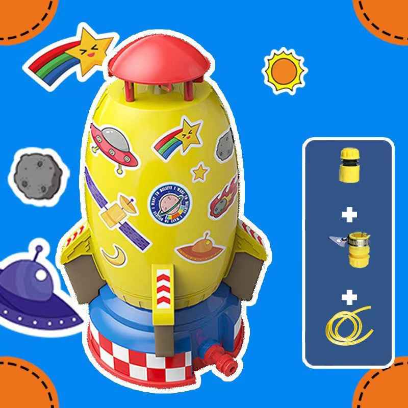 Rocket Launcher Toys Outdoor Rocket Water Pressure Lift Sprinkler Toy Fun Interaction In Garden Lawn Water Spray Toys For Kids Summer Gadgets - JUCE