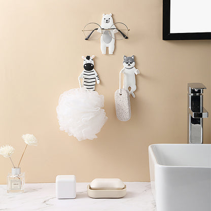 Animal Hook Bendable Reusable Strong Self Adhesive Door Wall Hangers Hooks - JUCE