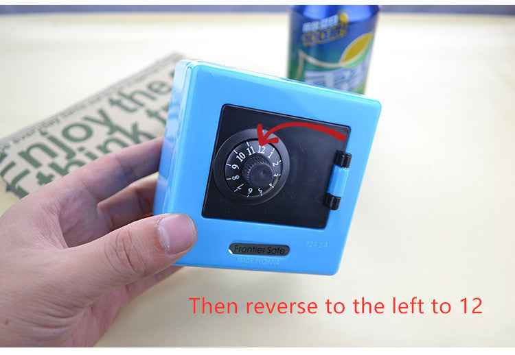 Plastic Piggy Bank Safe Box Shape Safe Coin Piggy Bank - JUCE