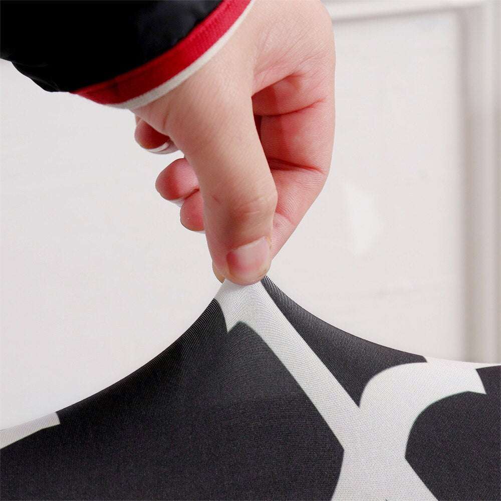 Spandex Chair Covers Printed Stretch Elastic Universal Chair Cover Slipcovers Fitting Chair Protective Covers - JUCE