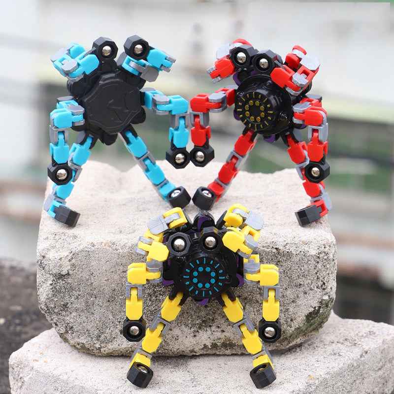 Deformed Fidget Spinner Chain Toys For Children Antistress Hand Spinner Vent Toys Stress Relief Sensory Gyro Gift - JUCE
