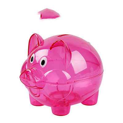 Piggy Cartoon Girl Piggy Bank Transparent Piggy Bank - JUCE