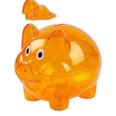 Piggy Cartoon Girl Piggy Bank Transparent Piggy Bank - JUCE
