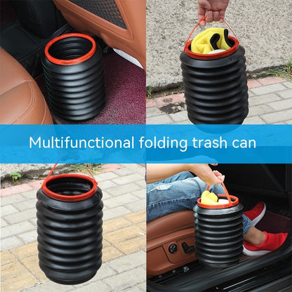 Car Trash Can Multifunctional Car Collapsible Bucket - JUCE