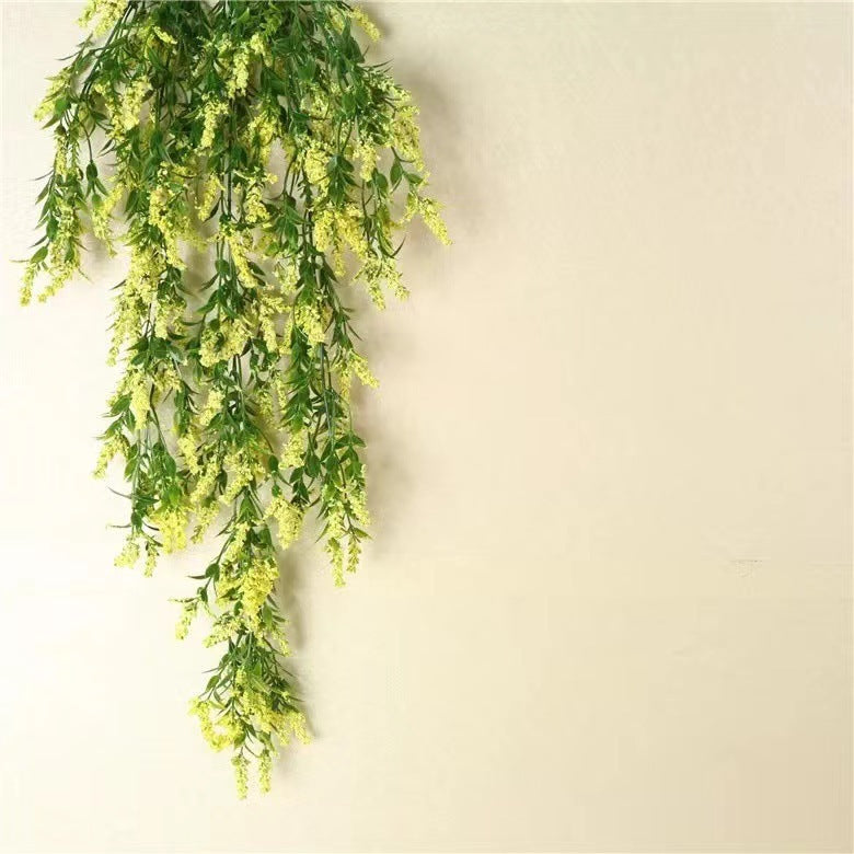 Simulation Wall Hanging Fake Flower Plastic Flowers Living Room Bunch Of Decorative Plants - JUCE