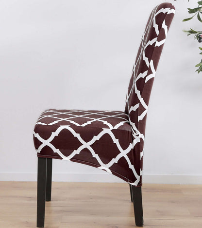 Spandex Chair Covers Printed Stretch Elastic Universal Chair Cover Slipcovers Fitting Chair Protective Covers - JUCE